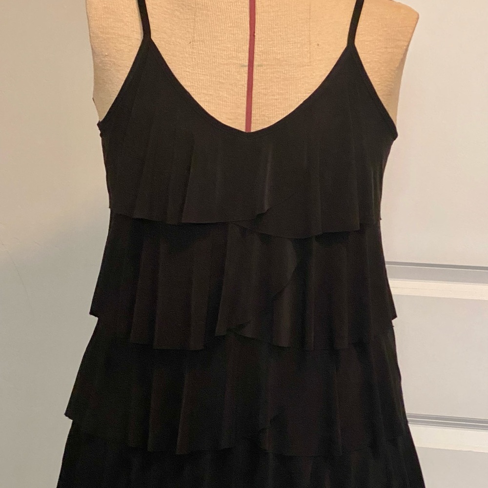 INC Dressy Blk Tank